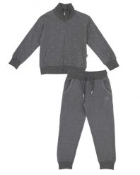 Bluza z pełny zamek błyskawiczny na co dzień. Niebieskie bluzy damskie LEONE 1947 APPAREL, bez wzorów, z dresówki, bez kaptura. Za 105.21 zł.