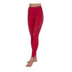 Legginsy damskie termoaktywne Brubeck DRY. Czerwone legginsy damskie Brubeck, bez wzorów, z elastanu. Za 129.99 zł.