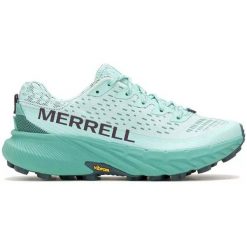 Buty do biegania damskie Merrell Agility Peak 5. Zielone obuwie sportowe damskie Merrell, bez zapięcia, do biegania. Za 539.99 zł.