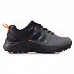 Szare buty trekkingowe damskie DK Softshell czarne. Czarne obuwie trekkingowe damskie z softshellu, bez zapięcia. Za 246.94 zł.