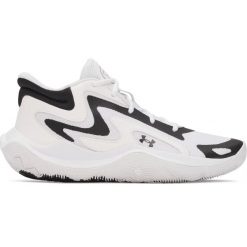Buty do koszykówki Under Armour Jet '25. Białe obuwie trekkingowe damskie Under Armour, z gumy, bez zapięcia. Za 401.70 zł.