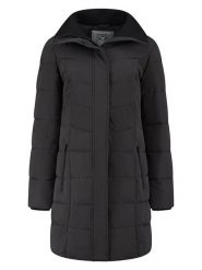 MGO leisure wear Płaszcz pikowany "Olivia" w kolorze czarnym rozmiar: XXL. Czarne płaszcze damskie MGO leisure wear, xxl, z aplikacjami, ze skóry, bez kaptura. Za 184.46 zł.