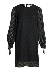 Vila Sukienka "Badra" w kolorze czarnym rozmiar: 34. Czarne sukienki damskie Vila, bez wzorów, bez ramiączek. Za 165.99 zł.