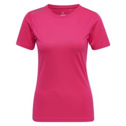 Koszulka damska Newline core functional. Czerwone bluzki damskie Newline, s, bez wzorów, sportowe, bez kołnierzyka, bez ramiączek. Za 124.50 zł.