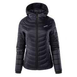 Damska Kurtka Nahia. Czarne kurtki damskie Hi-tec, m, bez wzorów, z materiału, z kapturem. Za 301.99 zł.