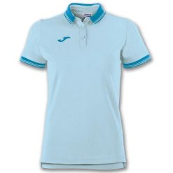 Koszulka polo do tenisa damska Joma Bali II. Niebieskie bluzki damskie Joma, xs, bez wzorów, sportowe, bez kołnierzyka, bez ramiączek. Za 248.00 zł.