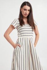 Sukienka midi Edicola WEEKEND MAX MARA. Sukienki damskie Weekend Max Mara, bez wzorów, bez ramiączek. W wyprzedaży za 615.44 zł.