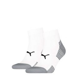 Skarpety PUMA Sport Cushioned Quarter 2 pary. Białe skarpetki damskie Puma, bez wzorów, z materiału. Za 52.99 zł.