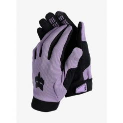 Rękawiczki rowerowe damskie Fox Ranger Glove. Fioletowe rękawiczki damskie FOX, bez wzorów. Za 135.99 zł.
