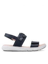 Geox Sandały J S.Deaphne G. I J15DUI 0BCEW C4002 S Granatowy. Niebieskie sandały dziewczęce Geox, ze skóry, bez obcasa, bez zapięcia. Za 379.99 zł.