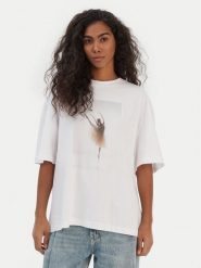 BOSS T-Shirt Eboys 50556978 Biały Regular Fit. Białe t-shirty damskie Boss, xl, bez wzorów, z bawełny, bez kołnierzyka. Za 279.99 zł.