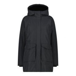 Parka damska z kapturem CMP. Szare parki damskie CMP, z kapturem. Za 669.99 zł.