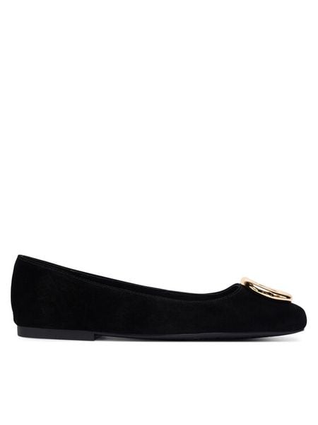 MICHAEL Michael Kors Baleriny Milan 40F5MLFP1S Czarny. Czarne balerinki damskie MICHAEL Michael Kors, bez wzorów, ze skóry. Za 419.99 zł.