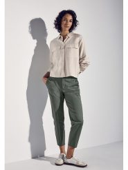 Street One Spodnie w kolorze szarym rozmiar: W40/L28. Szare spodnie materiałowe damskie Street One, bez wzorów, z materiału. Za 156.61 zł.