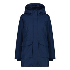 Parka damska z kapturem CMP. Niebieskie parki damskie CMP, z kapturem. Za 615.50 zł.
