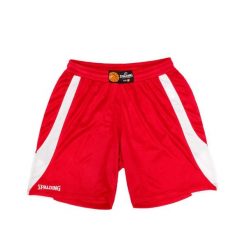 Szorty damskie Spalding Jam. Czerwone spodenki sportowe damskie SPALDING, l, bez wzorów, z dresówki, na fitness i siłownię. Za 162.50 zł.