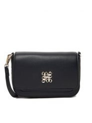 Nine West Torebka CEO-LAYLA-S241045 Czarny. Czarne listonoszki damskie Nine West, bez wzorów, z materiału, bez dodatków. Za 179.99 zł.