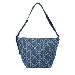 Torebka Calvin Klein. Niebieskie torebki klasyczne damskie Calvin Klein, z denimu, bez dodatków. Za 529.99 zł.