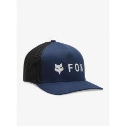 Czapka z daszkiem Fox Absolute Flexfit Hat. Niebieskie czapki z daszkiem damskie FOX, bez wzorów. Za 134.99 zł.