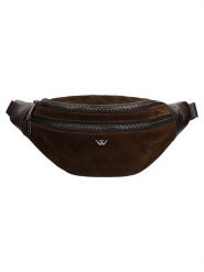 Wojas Skórzana saszetka w kolorze ciemnobrązowym - 23 x 13 x 7 cm rozmiar: onesize. Brązowe nerki i saszetki damskie Wojas, bez wzorów, z materiału. Za 232.95 zł.