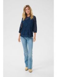 Cream Bluzka w kolorze granatowym rozmiar: 46. Niebieskie bluzki damskie Cream, bez wzorów, bez kołnierzyka, bez ramiączek. Za 147.91 zł.