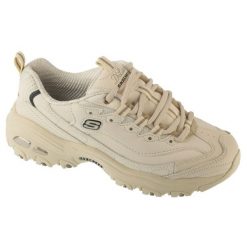 Buty sportowe Sneakersy damskie, D'Lites - Fresh Start. Białe obuwie sportowe casual damskie Skechers, bez zapięcia. Za 299.99 zł.