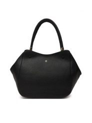 Aigner Torebka 137422 Czarny. Czarne shopper bag Aigner, bez wzorów, ze skóry, bez dodatków. Za 2,819.00 zł.