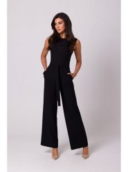 Be Wear Kombinezon w kolorze czarnym rozmiar: XL. Czarne kombinezony damskie Be Wear, xl, bez wzorów, bez kołnierzyka, bez ramiączek. Za 158.10 zł.
