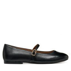Baleriny Geox. Czarne balerinki damskie Geox, bez wzorów. Za 449.99 zł.