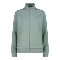Damska bluza dresowa CMP. Zielone bluzy damskie CMP, bez wzorów, z dresówki, bez kaptura. Za 257.15 zł.