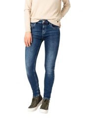 Timezone Dżinsy "Aleena" - Skinny fit - w kolorze granatowym rozmiar: W31/L28. Niebieskie jeansy damskie Timezone, z podwyższonym stanem. Za 180.06 zł.