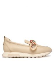 Hispanitas Mokasyny HV264863 C001 Écru. Mokasyny damskie Hispanitas, ze skóry, bez obcasa. Za 609.99 zł.