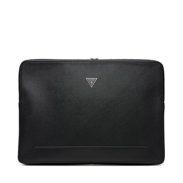 Torba na laptopa Guess. Czarne torby na laptopa Guess, z aplikacjami. Za 219.99 zł.