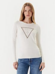 Guess Sweter W5YR23 Z2NQ2 Écru Regular Fit. Swetry klasyczne damskie Guess, xs, z wiskozy, bez kołnierzyka. Za 279.99 zł.
