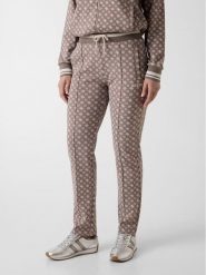 Guess Spodnie materiałowe 176829 Brązowy Slim Fit. Brązowe spodnie materiałowe damskie Guess, z aplikacjami, z materiału. Za 394.99 zł.