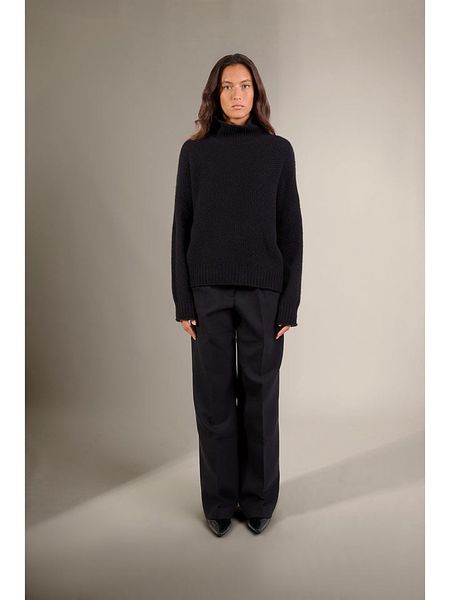 Perfect Cashmere Kaszmirowy golf "Somba" w kolorze czarnym rozmiar: S. Czarne golfy damskie Perfect Cashmere, s, bez wzorów, z kaszmiru, bez ramiączek. Za 1,056.72 zł.