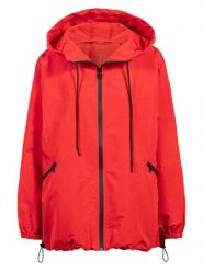 Herrlicher Kurtka przejściowa w kolorze czerwonym rozmiar: L. Czerwone kurtki damskie Herrlicher, l, bez wzorów, bez kaptura. Za 214.70 zł.