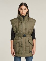 G-Star Kamizelka w kolorze khaki rozmiar: S. Brązowe kamizelki damskie G-Star, s, bez wzorów, z tkaniny, bez kaptura. Za 272.31 zł.
