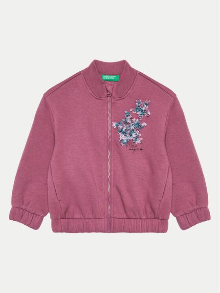 United Colors Of Benetton Bluza 39M2G503J Fioletowy Oversize. Fioletowe bluzy dziewczęce United Colors Of Benetton, bez wzorów, z bawełny, bez ramiączek, bez kaptura. Za 69.99 zł.