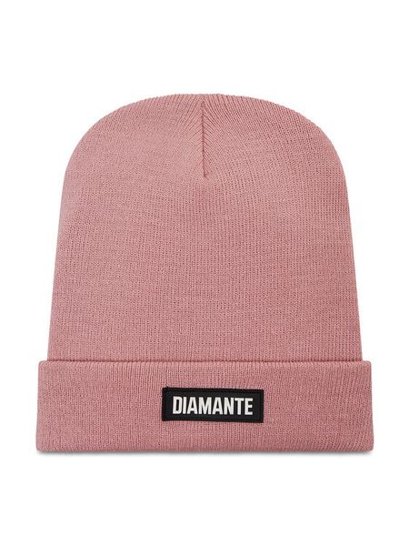 Diamante Wear Czapka 5543 Różowy. Czerwone czapki damskie Diamante Wear, na zimę, bez wzorów, z materiału. Za 69.99 zł.