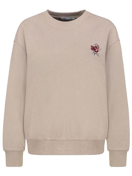 Sublevel Bluza w kolorze beżowym rozmiar: XS. Brązowe bluzy damskie Sublevel, xs, bez wzorów, bez kaptura. Za 92.42 zł.