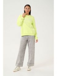 Kaffe Bluza "Viola" w kolorze jasnozielonym rozmiar: XL. Zielone bluzy damskie Kaffe, xl, bez wzorów, bez kaptura. Za 122.96 zł.