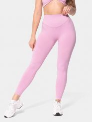 Carpatree Legginsy sportowe "Accolade" w kolorze jasnoróżowym rozmiar: L. Różowe legginsy damskie Carpatree, l, bez wzorów, z podwyższonym stanem, outdoorowe. Za 97.05 zł.