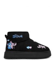 Disney Classics Śniegowce CEO-CS-AW26-333DCLS Czarny. Czarne kozaki dziewczęce Disney Classics, bez wzorów, z materiału, bez obcasa, bez zapięcia. Za 139.99 zł.