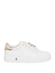 Patrizia Pepe Skórzane sneakersy w kolorze białym rozmiar: 41. Białe obuwie sportowe damskie Patrizia Pepe, bez zapięcia. Za 478.99 zł.