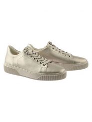 Högl Skórzane sneakersy "Isy" w kolorze złotym rozmiar: 38,5. Żółte obuwie sportowe damskie Högl, bez zapięcia. Za 370.69 zł.