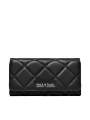 Valentino Portfel Ocarina VPS3KK113R Czarny. Czarne portfele damskie Valentino, bez wzorów, ze skóry. Za 189.99 zł.