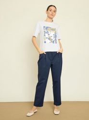 BGN Koszulka w kolorze białym rozmiar: 38. Białe bluzki damskie BGN, bez wzorów, bez kołnierzyka, bez ramiączek. Za 56.99 zł.