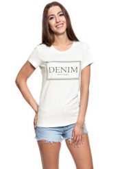 MUSTANG T SHIRT DAMSKI Alexia C Print 1009054 2020. Białe t-shirty damskie Mustang, s, bez wzorów, bez kołnierzyka. W wyprzedaży za 39.99 zł.