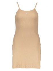 Nike Sukienka w kolorze beżowym rozmiar: S. Brązowe sukienki damskie Nike, bez wzorów, z bawełny, bez ramiączek. Za 70.08 zł.